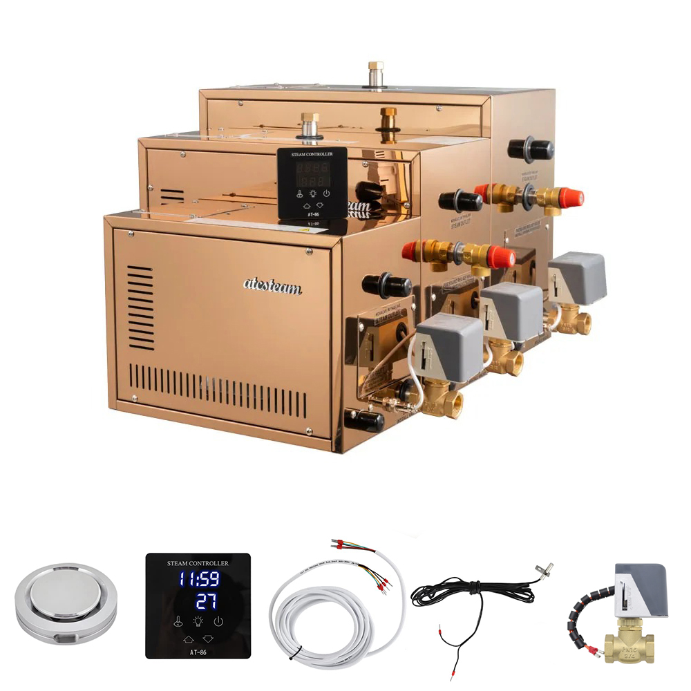 Home Bathroom Sauna - Steam Shower Generator 6KW Self-Draining Steam