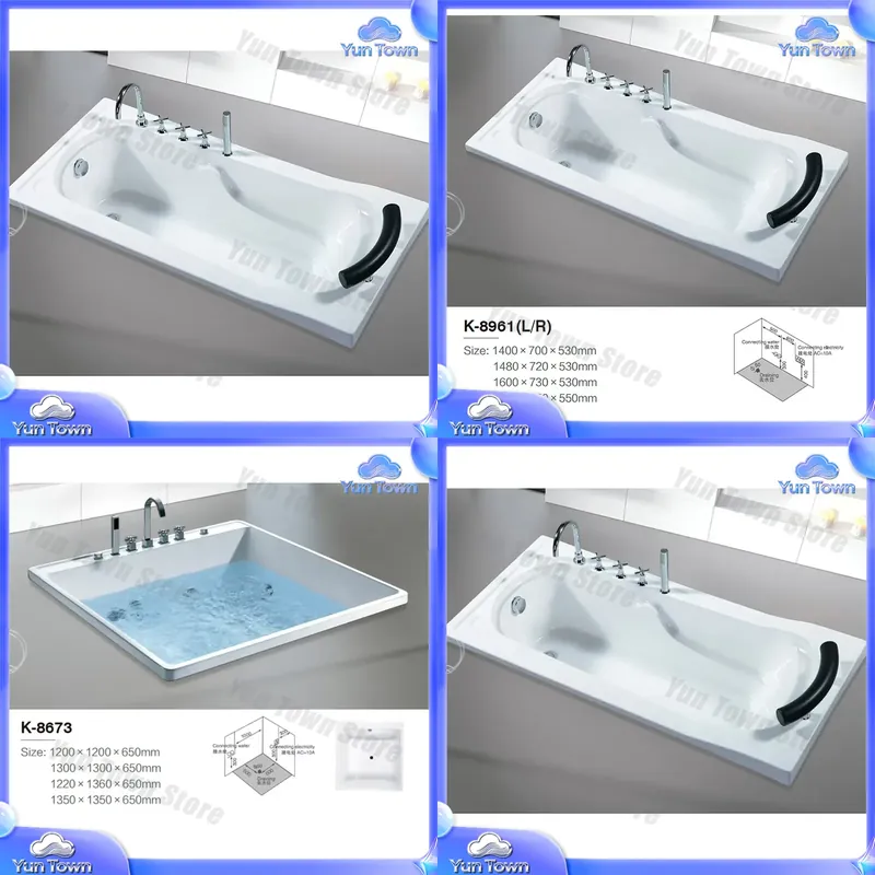 Single Soaking Hot Tub for Hom - Home Bathroom Jacuzzi recension och pris