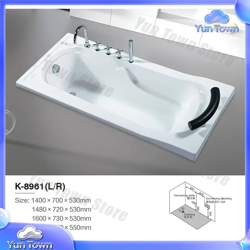 Single Soaking Hot Tub for Hom - Home Bathroom Jacuzzi recension och pris