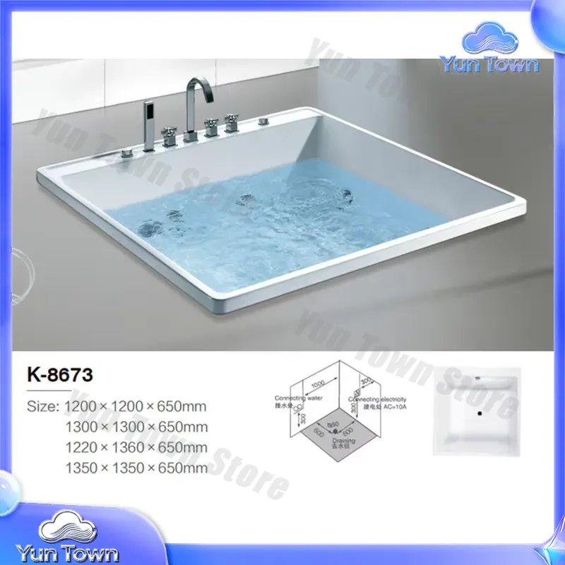 Single Soaking Hot Tub for Hom - Home Bathroom Jacuzzi recension och pris