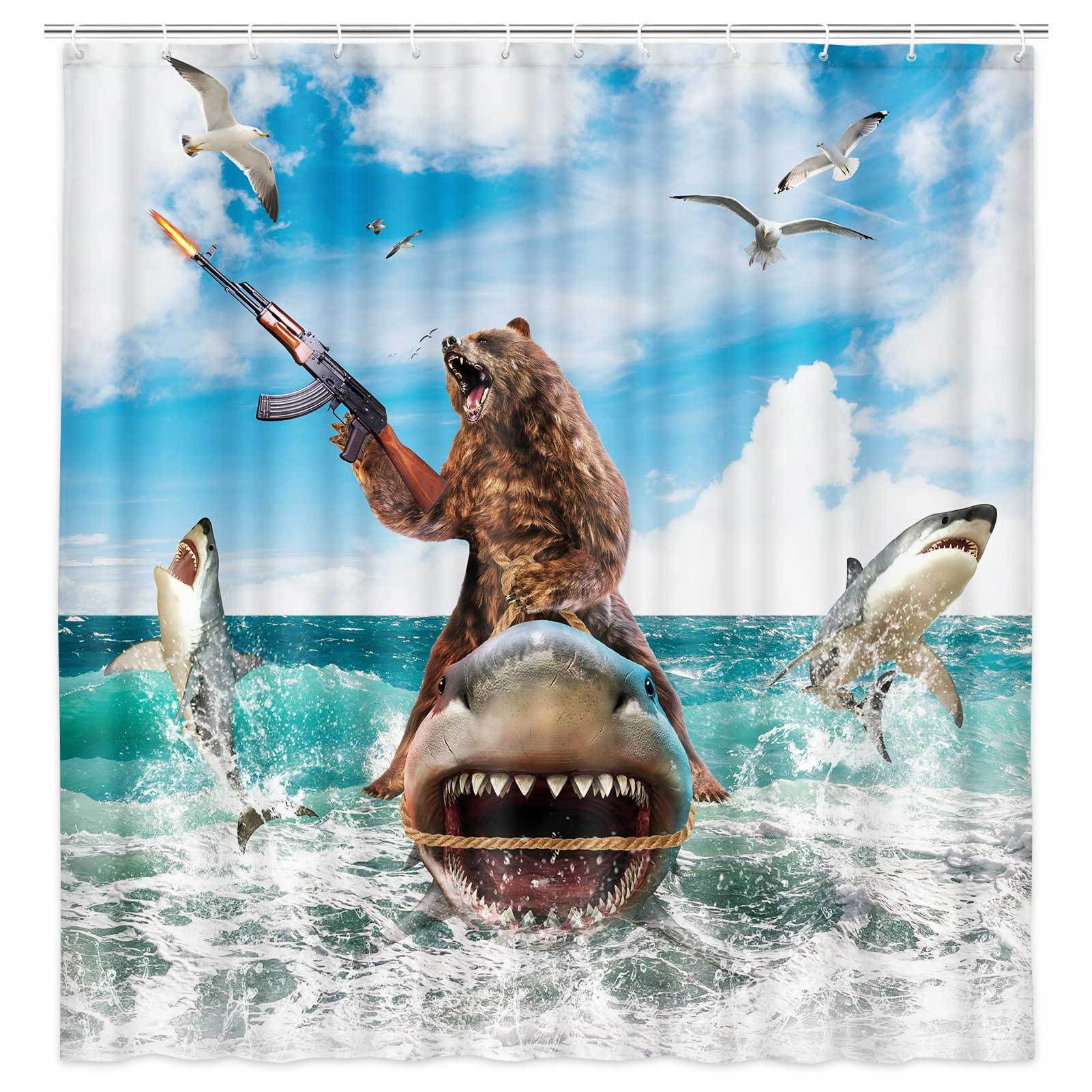 VIKAMA Shower Curtain Cat Funn - Home Bathroom Partition recension och pris