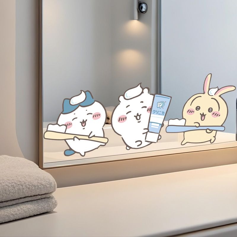 Hot Chiikawa Mirror Stickers S - Home Bathroom Model recension och pris