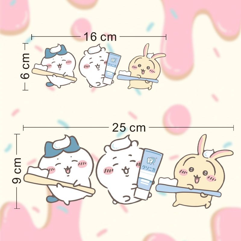 Hot Chiikawa Mirror Stickers S - Home Bathroom Model recension och pris