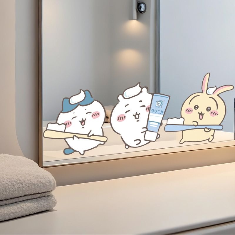 Hot Chiikawa Mirror Stickers S - Home Bathroom Model recension och pris