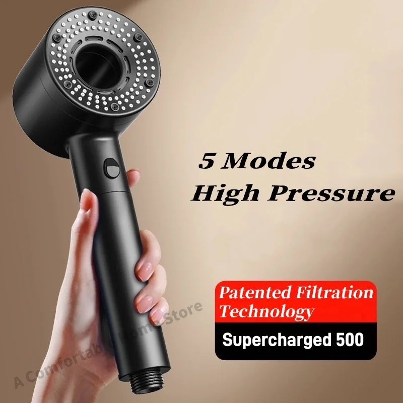 5 Modes Shower Head High Press - Home Bathroom Faucets recension och pris