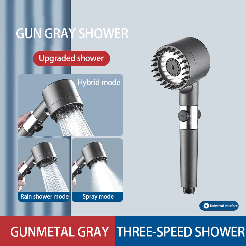 High-pressure Shower Head 3-mo - Home Bathroom Faucets recension och pris