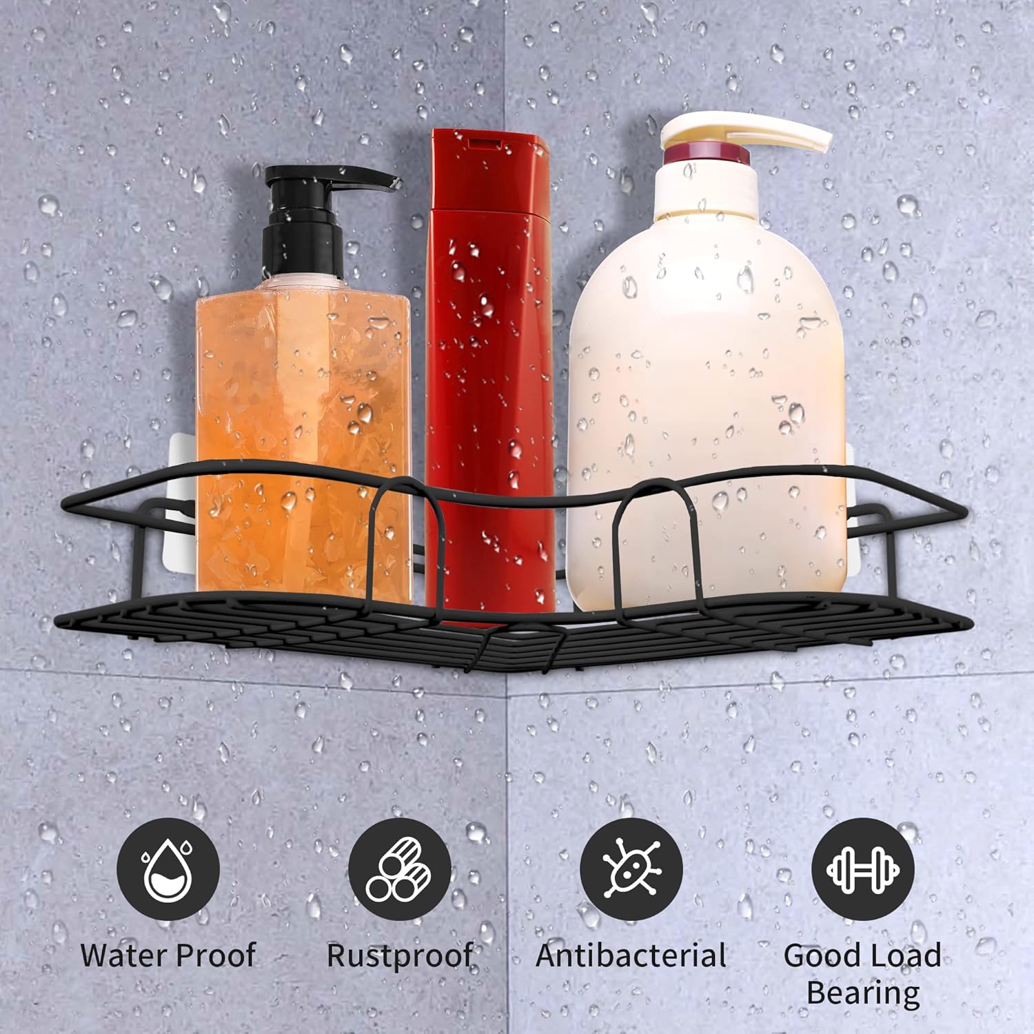 Corner Shower Caddy for Inside - Bath Caddy Tray recension och pris