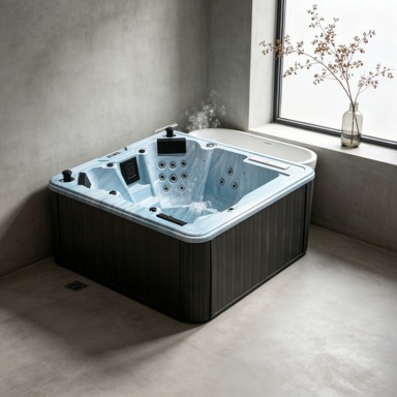 4 Person Outdoor Spa Hot Tub W - Home Bathroom Jacuzzi recension och pris
