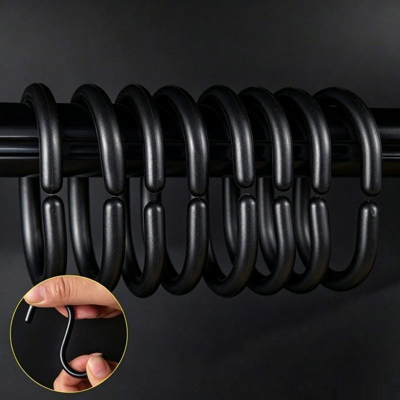 73 pcs Bathroom Drapery Rings  - Home Bathroom Partition recension och pris