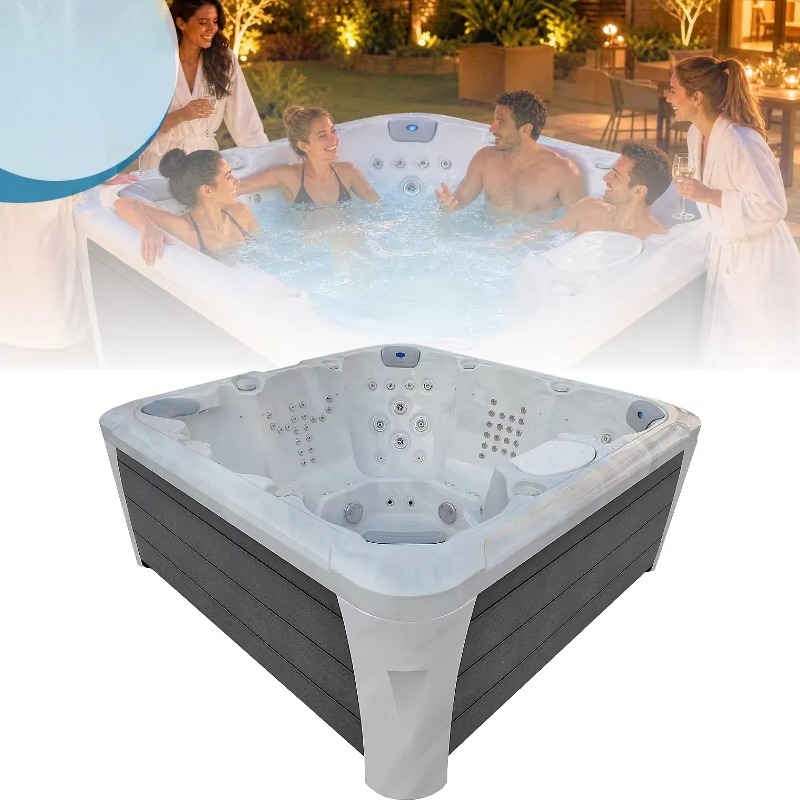 4 Person Outdoor Whirlpool Spa - Home Bathroom Jacuzzi recension och pris
