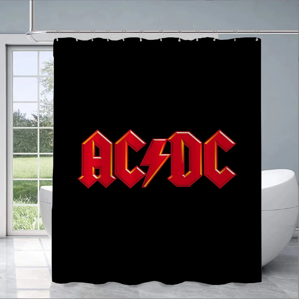Rock-ACDC Shower Curtain for B - Home Bathroom Partition recension och pris