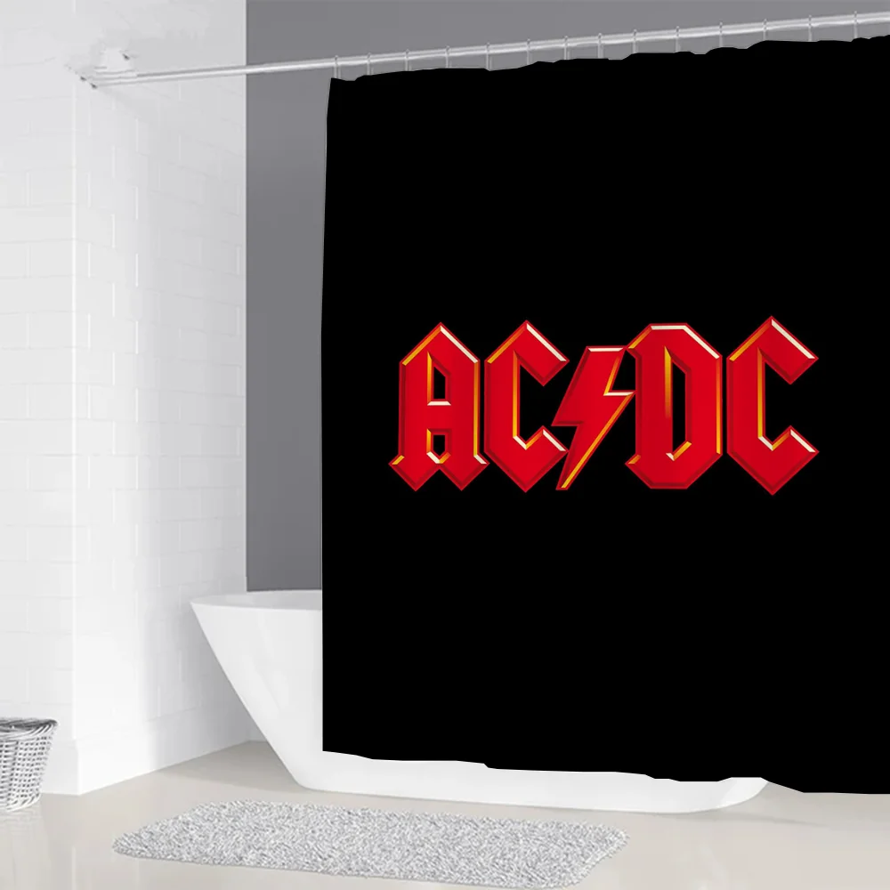 Rock-ACDC Shower Curtain for B - Home Bathroom Partition recension och pris