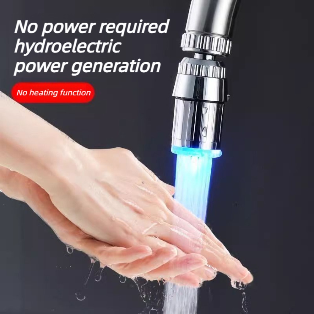 Hydro Powered LED Faucet Aerat - Home Bathroom Faucets recension och pris