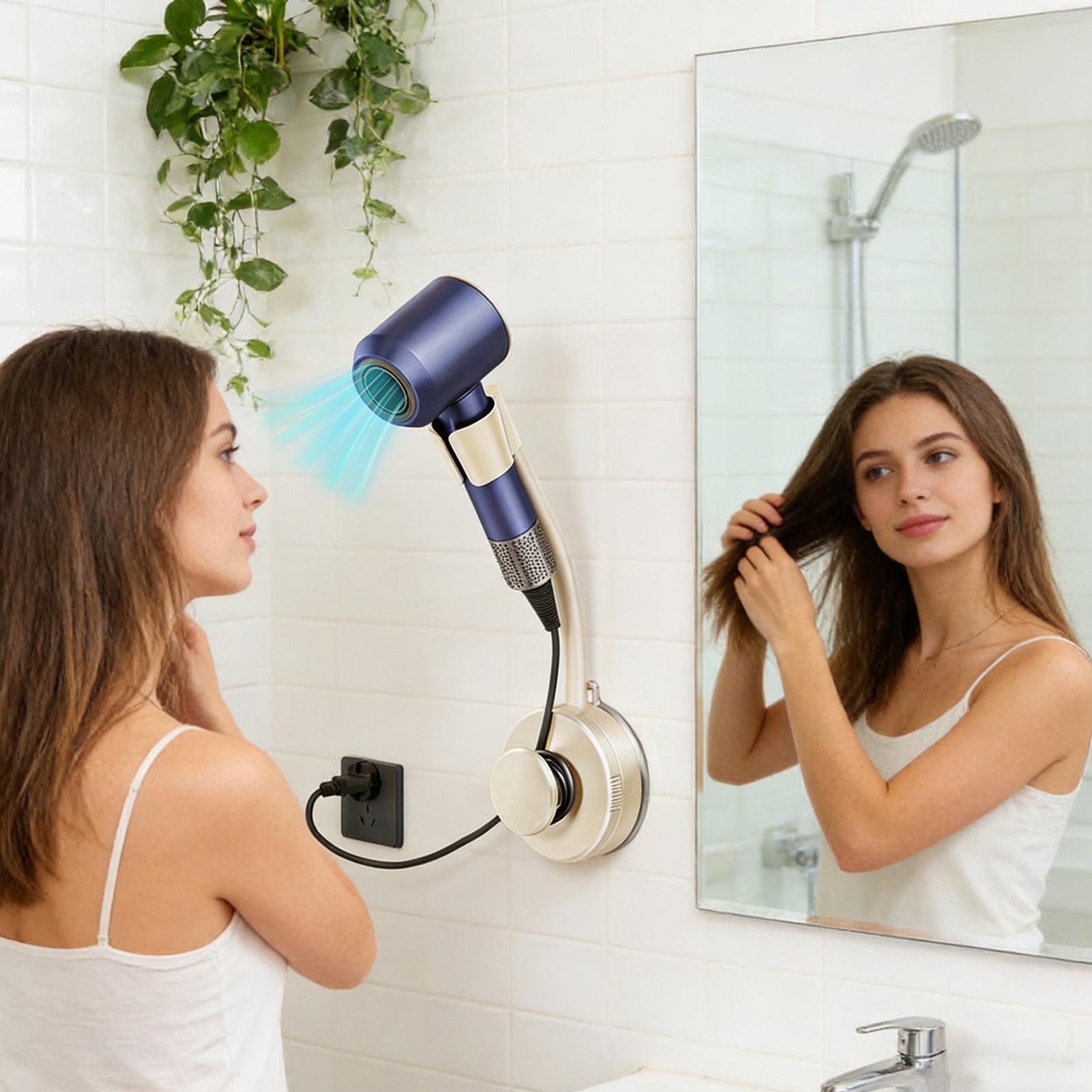 Blow Dryer Stand 360-Degree Ad - Home Bathroom Hand Dryer recension och pris