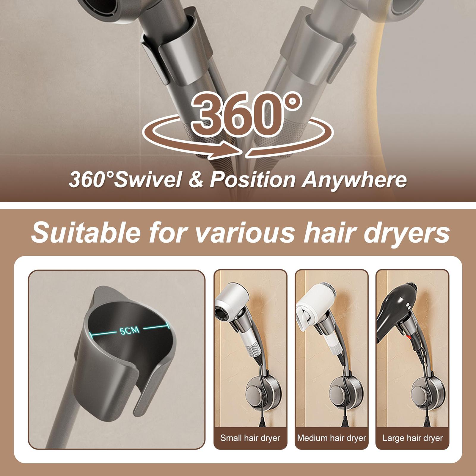 Blow Dryer Stand 360-Degree Ad - Home Bathroom Hand Dryer recension och pris