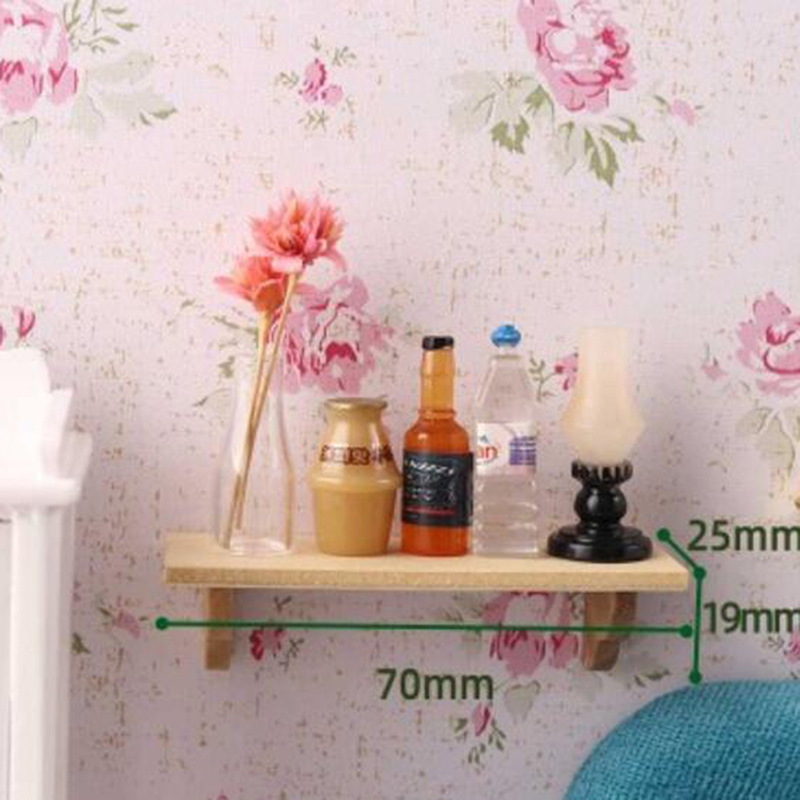 1pcs 1:12 Dollhouse Wood Wall  - Home Bathroom Model recension och pris