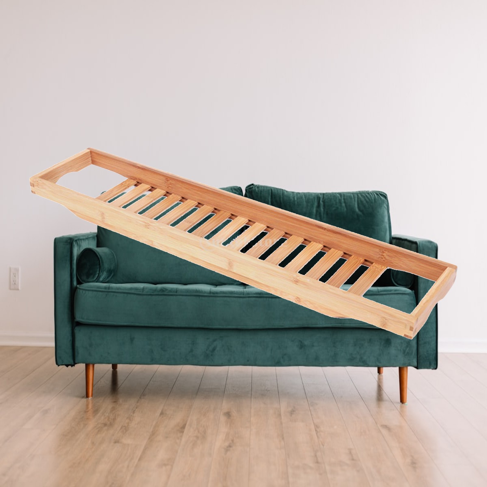 Bamboo Wooden Bathtub Caddy Tr - Bath Caddy Tray recension och pris