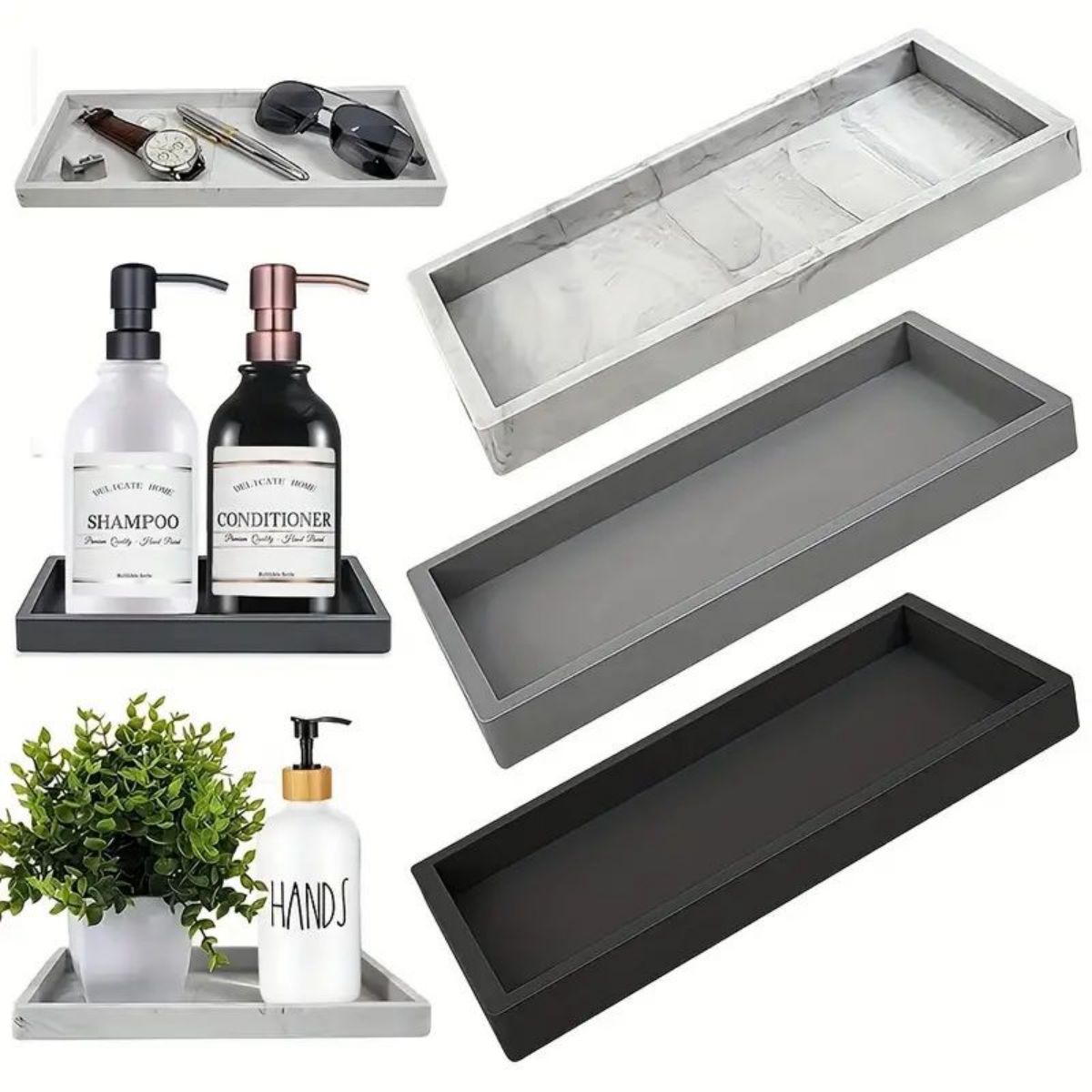 Silicone tray for bathroom cou - Bath Caddy Tray recension och pris
