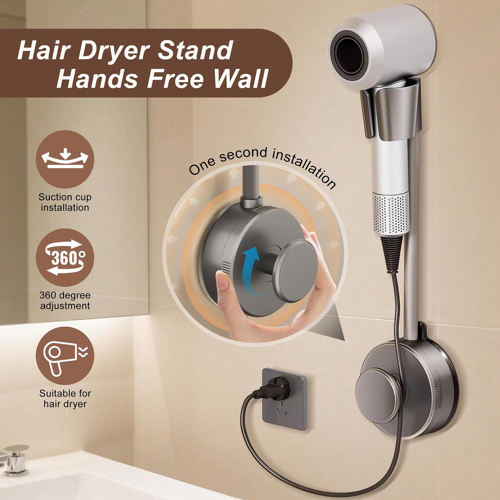 Hair Diffuser Stand 360-Degree - Home Bathroom Hand Dryer recension och pris
