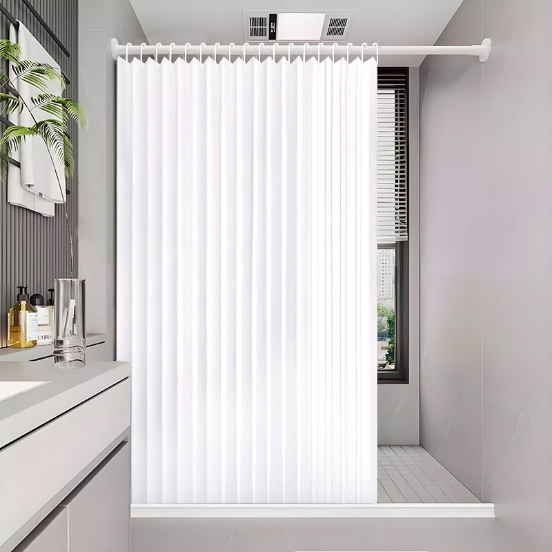 Foldable Magnetic Shower Curta - Home Bathroom Partition recension och pris