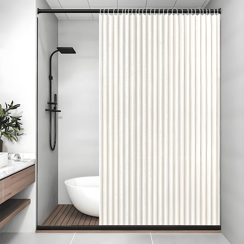 Foldable Magnetic Shower Curta - Home Bathroom Partition recension och pris