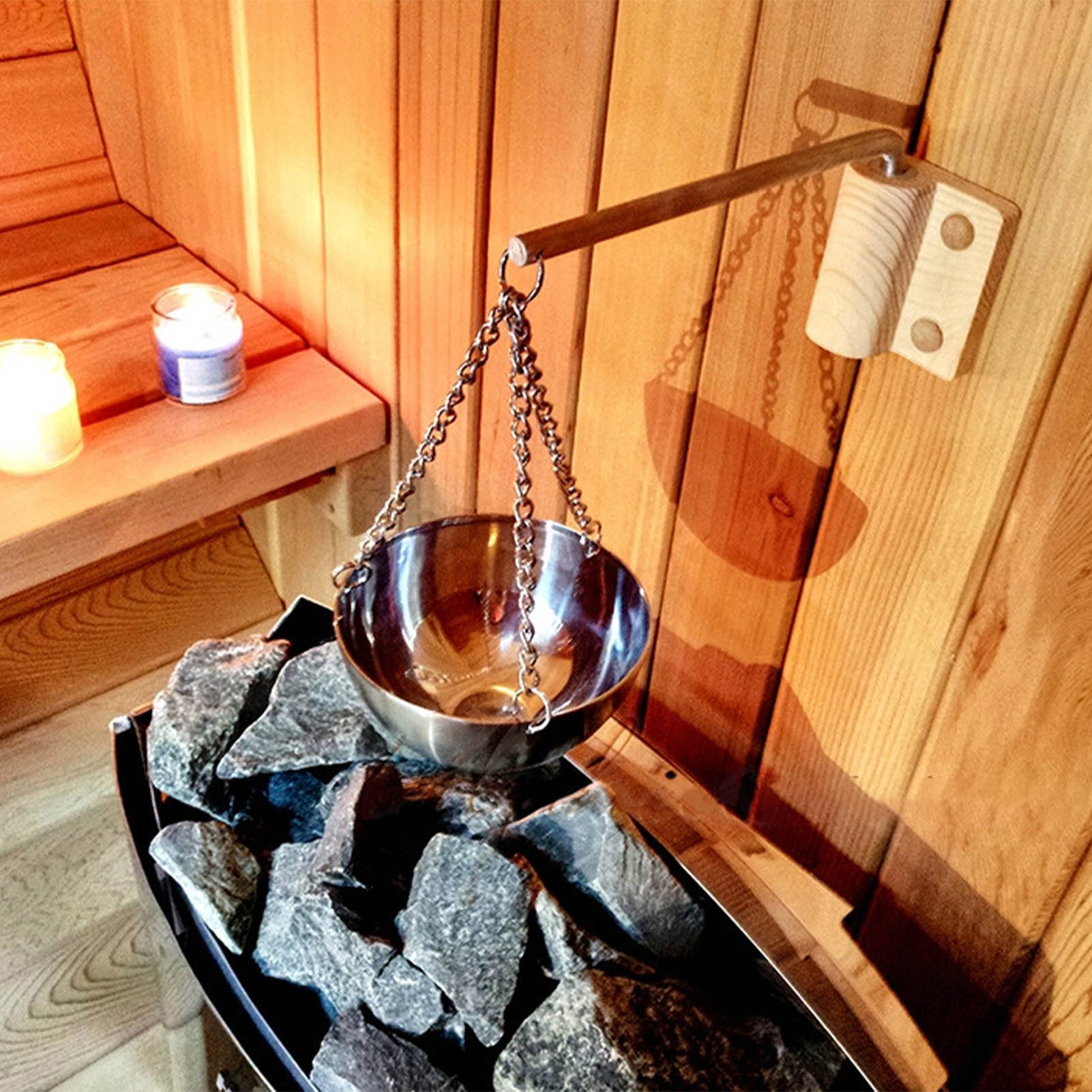 Stainless Steel Sauna Bowl Aro - Home Bathroom Sauna recension och pris