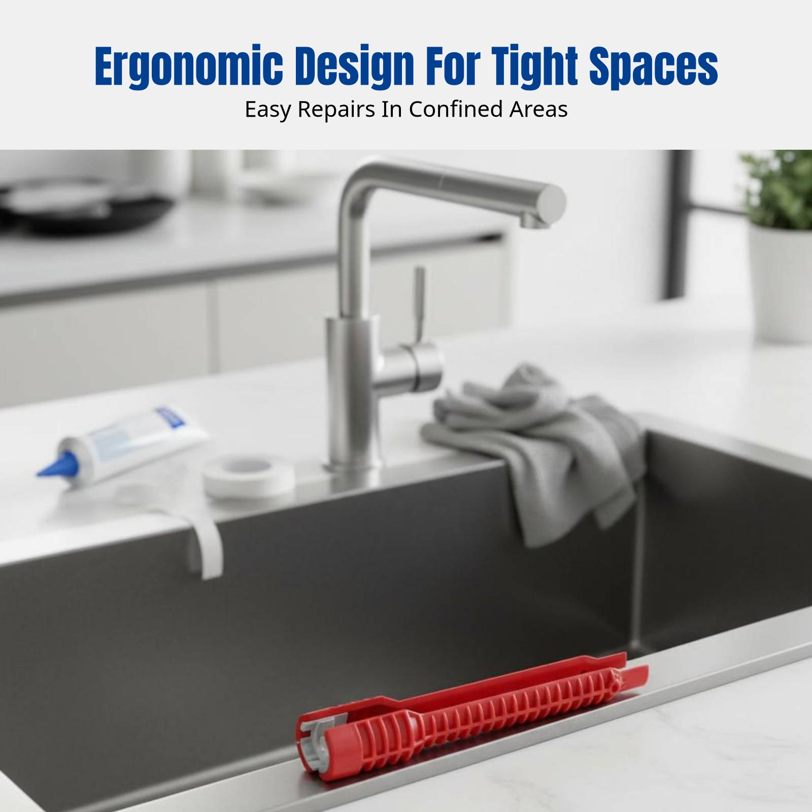 Plumbing Sink Wrench, Multifun - Home Bathroom Faucets recension och pris