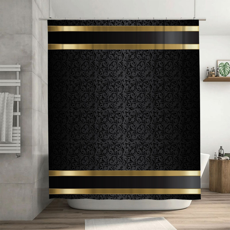 Luxury Black & Gold Bathroom S - Zara Home Bathroom Rug recension och pris
