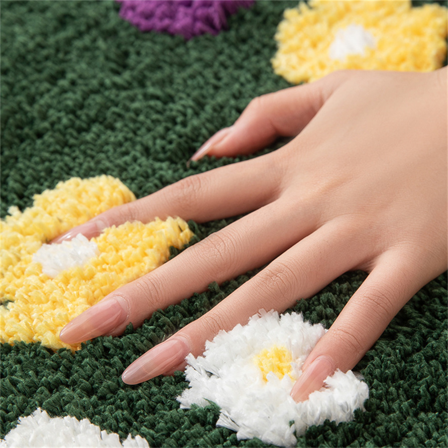60X120Cm Irregular Flower Bath - Zara Home Bathroom Rug recension och pris