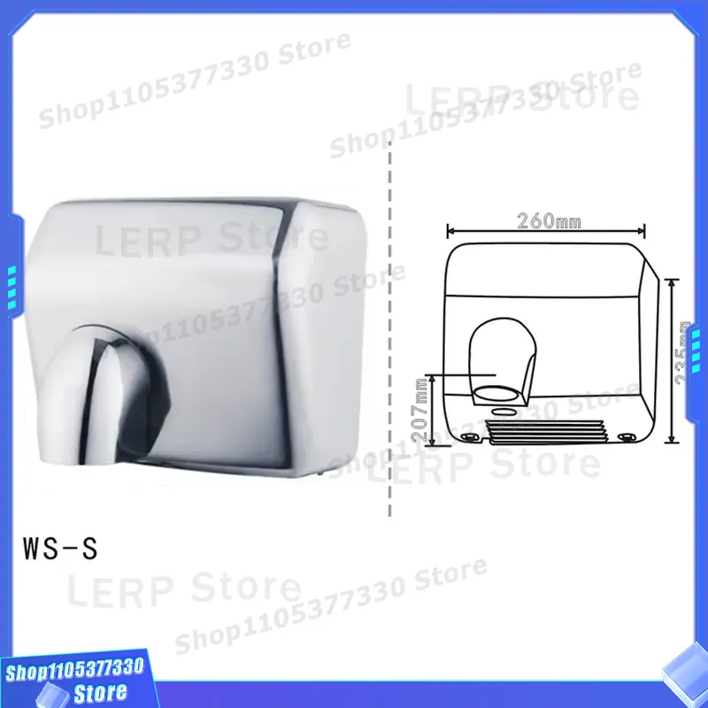 304 Stainless Steel Electric H - Home Bathroom Hand Dryer recension och pris