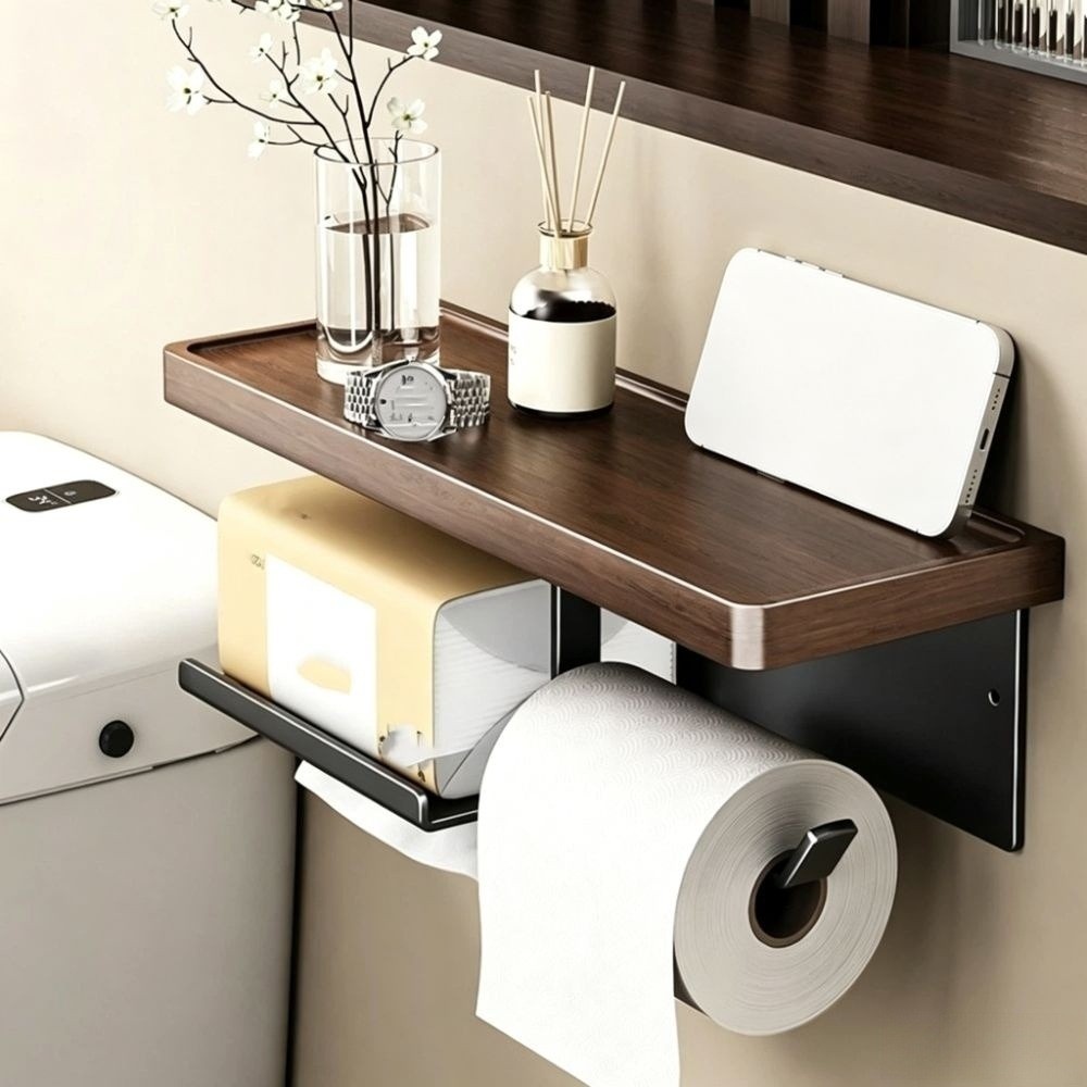 Wall Mounted Tissue Holder No  - Toilet Paper Holder recension och pris