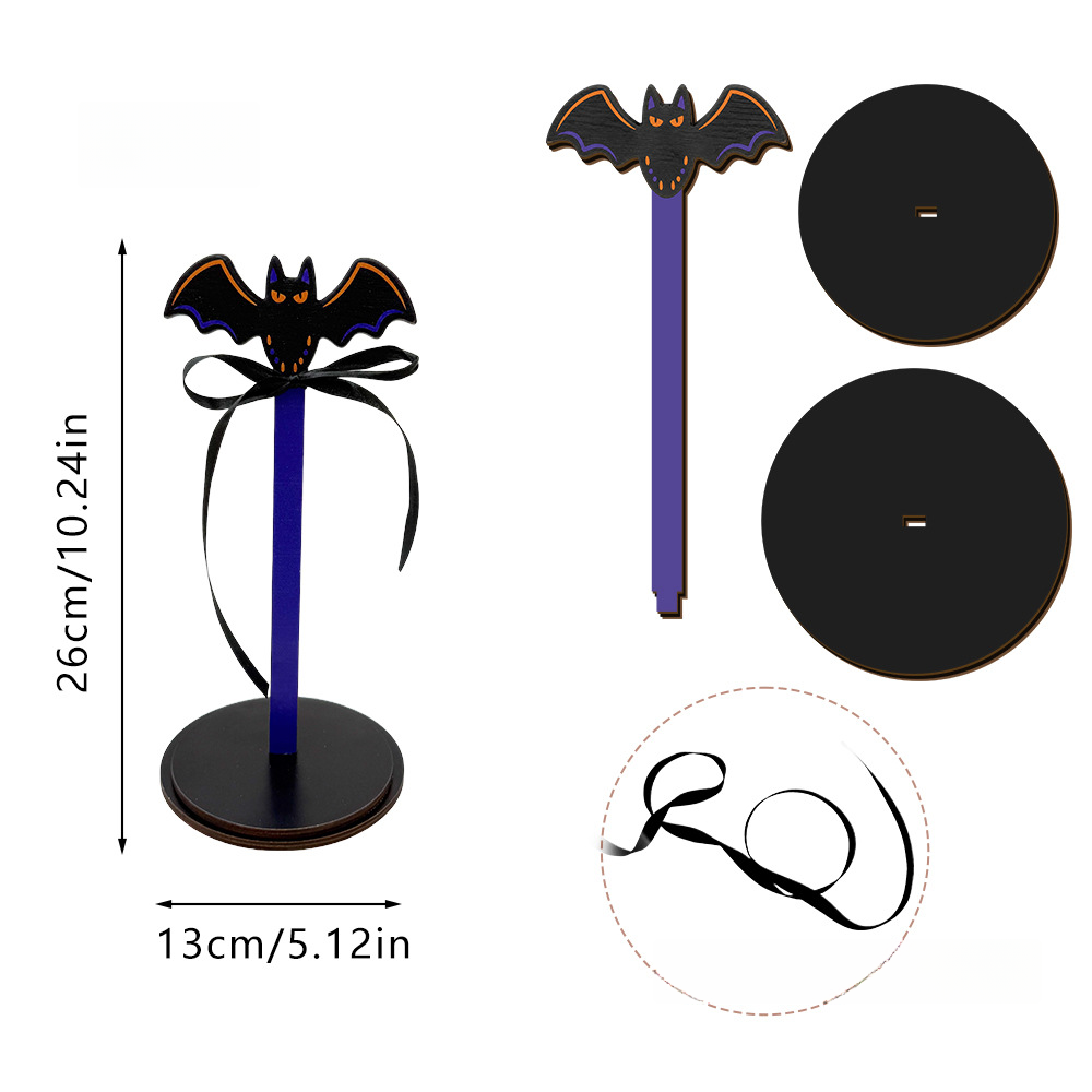 Halloween Wooden Pumpkin Shape - Toilet Paper Holder recension och pris