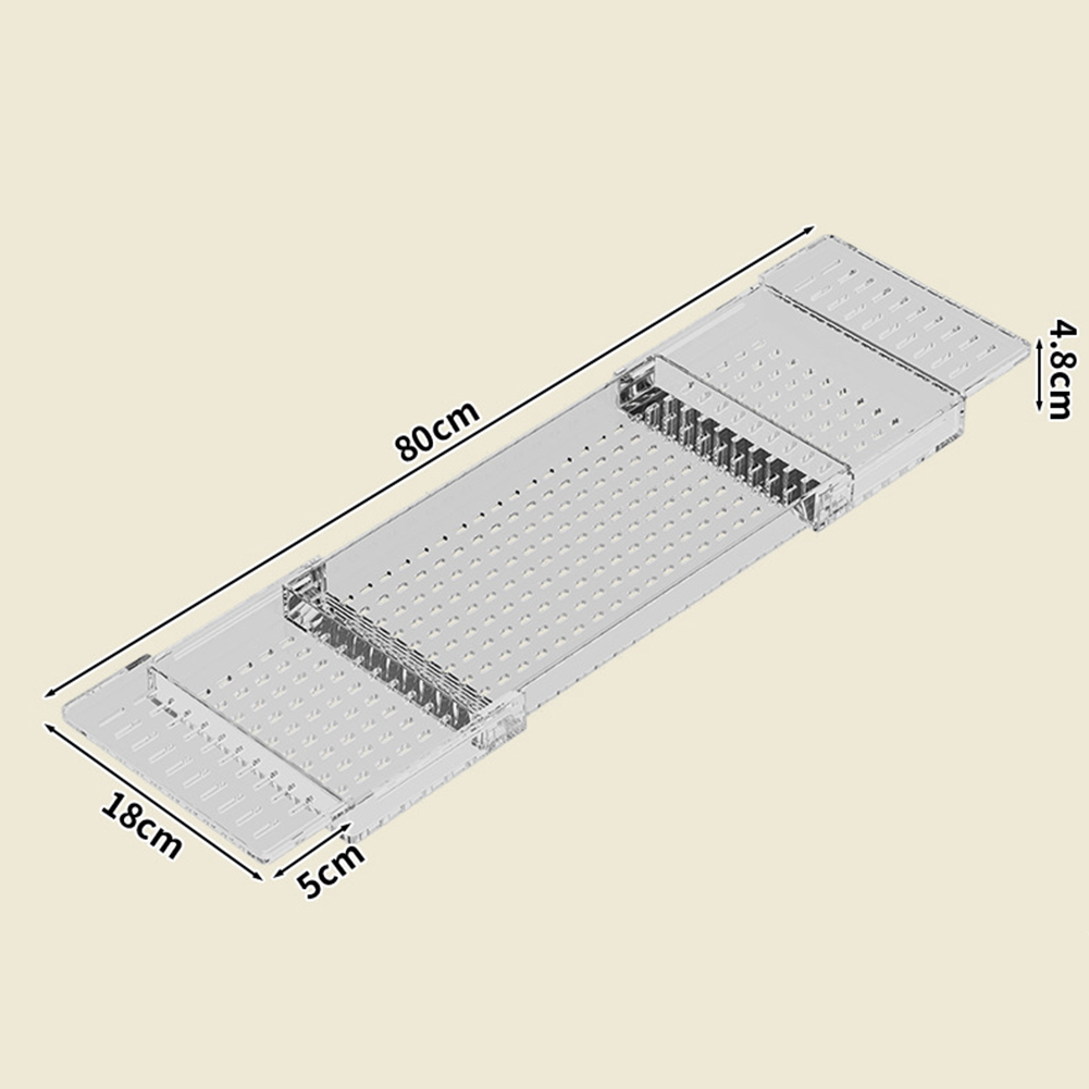 Luxury Expandable Bathtub -Cad - Bath Caddy Tray recension och pris